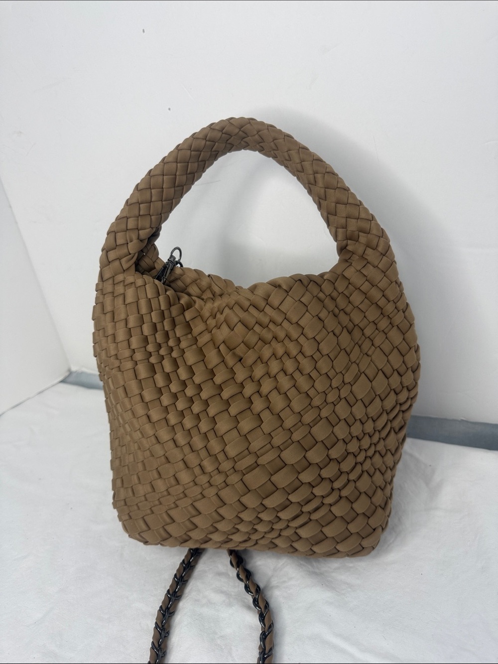 Textured Weave Mini Shopper - Picture 3 of 7